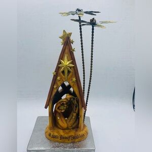 Christmas Collectible “Oh Little Town Of Bethlehem”. Nativity Holy Family Manger